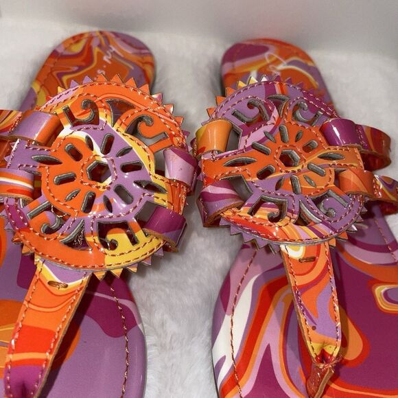Circus NY Sam Edelman Women’s Sandals Shoes Size 7 Tie Dye Thong Flip Flops NEW - Picture 12 of 16